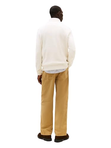 Image of Tommy Hilfiger Men's Long Sleeve Cotton Quarter Zip Pullover Sweater