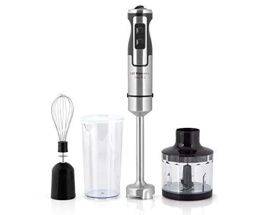 Orbegozo BT 2760 - Batidora de mano, cuchilla inox, 2 pulsadores,...
