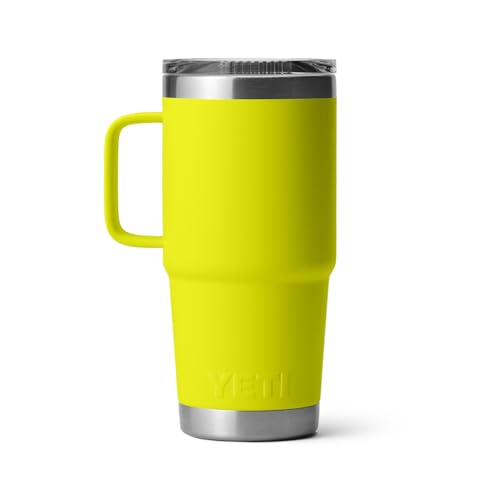 Image of YETI Rambler 20 oz Travel Mug, Stainless Steel, Vacuum Insulated with Stronghold Lid