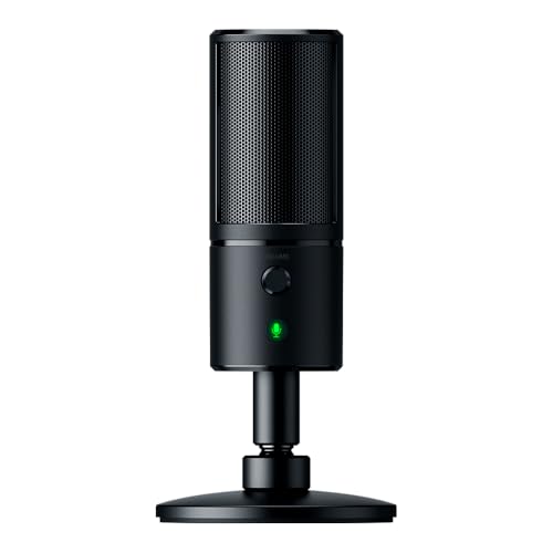 Microfone Condensador Razer Seiren X USB, Preto, RZ.MC.SE.03.RT