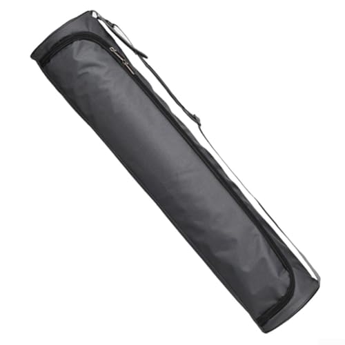 Waterproof Full Zip Yoga Mat Bag, and Stylish, Gym and Sports Essential (Black)