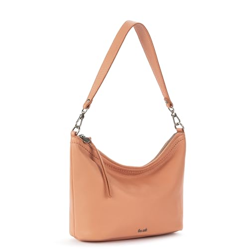 Image of The Sak Jasmine Bucket Crossbody in Leather, Detachable Leather Shoulder Strap, Nectar