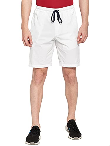 rol Reoutlook Men's Cotton White Sports Shorts-picture-12