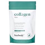 Baebody Collagen Beauty Booster Tea - 2,500 mg of Collagen Peptides for Skin Hair and Nails - Caffeine-Free Hibiscus Vanilla Tea for Anti-Aging Skincare
