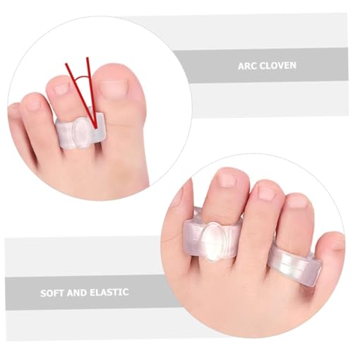 Beavorty Supple Spacer 8Pcs for Bunion Hallux Separator Comfortable Foot Care Supplies
