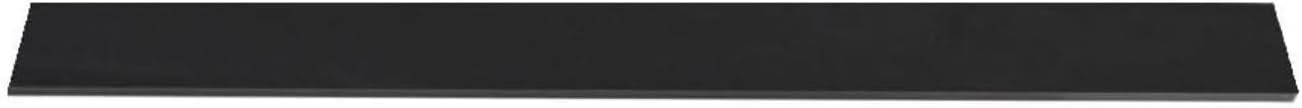 Showertec Linear Grate Assembly, 23" 5/8, Seamless Aluminum Cover with Non-Woven Fabric, for Tiled Shower in Powder Coated Matt Black Design STL-C600A65