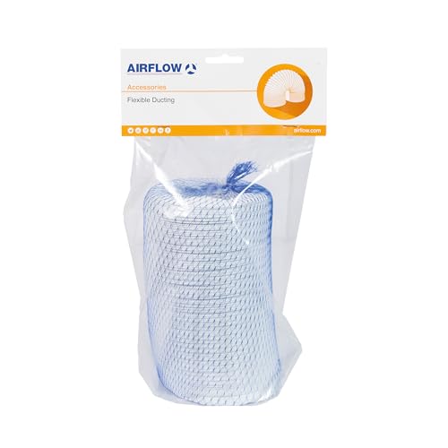 Airflow diameter 100mm x 3M PVC Flexible Ducting Hose, White - Image 2