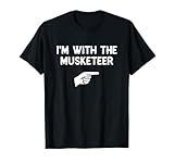 I'm With The Musketeer Costume Halloween Matching Party T-Shirt