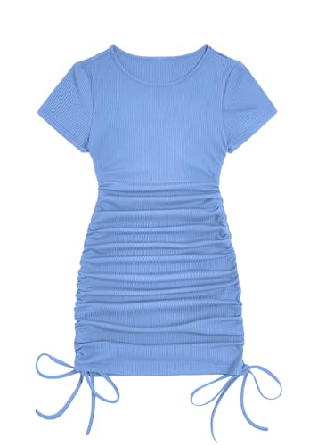 Milumia Women's Casual Rib Knit Short Sleeve...