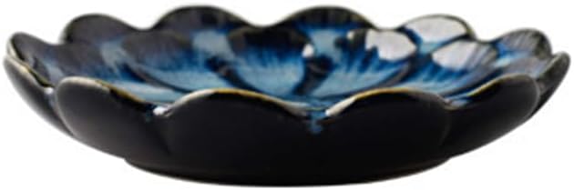Amosfun Sunflower Disc Ceramic Sauce Dishes Set of 3 Flower Shaped Mini Side Plates for Soy Sauce Seasoning Condiments Tableware
