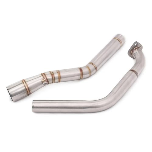 バイク用セントラルエキゾーストパイプ Compatible With Yamaha For YZFR15 V3 For YZFR125 For MT15 2017-2019 オートバイ排気システム モトマフラー フロント ミドル リンク パイプに対応