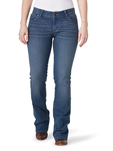 Wrangler Women's Retro Mae Mid Rise Stretch Boot Cut Jean