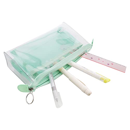 Pochette transparente Sunstar S2321556 vert pâle : rangement de documents A4 - 4