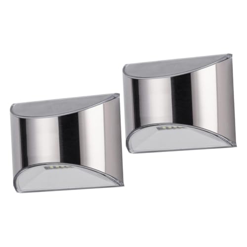 OSALADI 2pcs Solar Fence Light Outdoor Deck Light Solar Motion Sensor Light Solar Step Lights Solar Post Light Solar Motion Detector Lights Solar Sensor Wall Light Solar Light Lamps Sports OSALADI 2pcs Solar Fence Light Outdoor Deck Light Solar Motion Sensor Light Solar Step Lights Solar Post Light Solar Motion Detector Lights Solar Sensor Wall Light Solar Light Lamps Sports