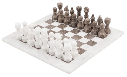 Set de Ajedrez de Mármol Luxury 15 pulgadas miniatura 1