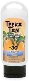 Teeka Tan Sunscreen Moisturizing SPF 30 Sport 4 fl oz (118.4 ml)