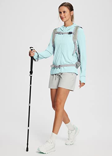 Image of baleaf Women's Sun Protection Jacket Hoodie Clothing Lightweight Long Sleeve Sun Cover Up Shirt