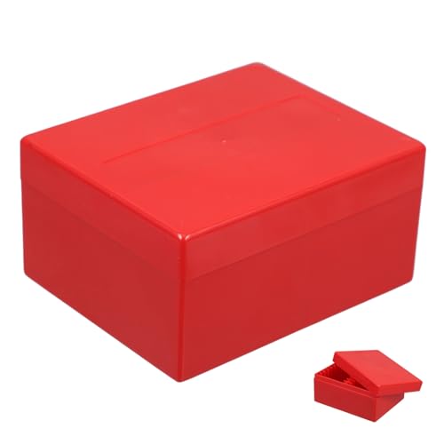 Estuche para monedas OSALADI 20 piezas plástico rojo