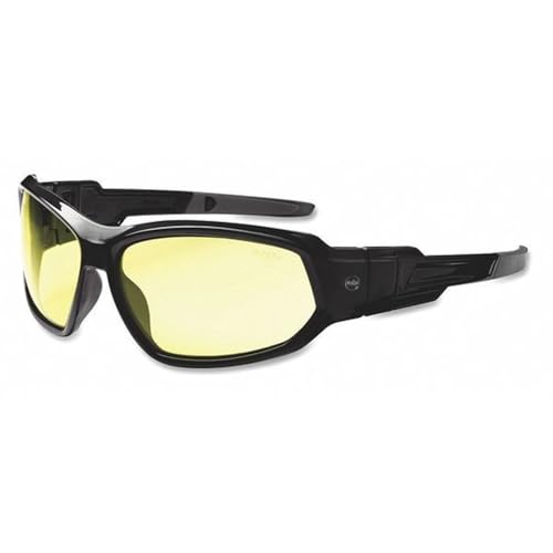 MOLLIFII Ballistic Safety Glasses, Yellow Anti-Fog, Scratch-Resistant, Mfr: 56050-A