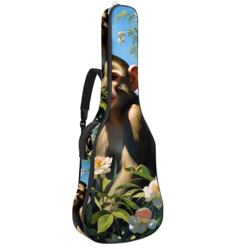 Sac pour guitare acoustique étanche multicolore 42.9x16.9x4.7 in avec poches
