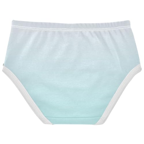 Joisal Magnolia Pale Turquoise Gradient Girl Panties Cute Toddler Girls Underwear Cotton Designer Kids Undies Briefs 2t2