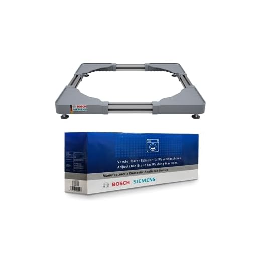 BOSCH Siemens Original Adjustable Pedestal for all Front Load Washing Machine (Washing Machine stand)