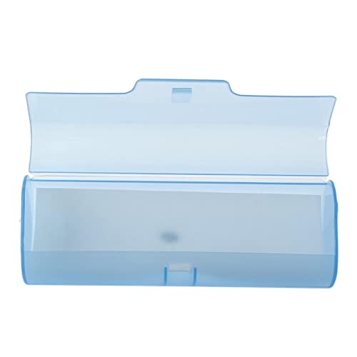 Image of 6 Pieces Plastic Glasses Case, Portable Translucent Eyeglasses Case, Spectacle Case, Eyewear Protector Box, Sunglasses Protector for Students, Kids, Travel Size, (XCSDCAD15663)