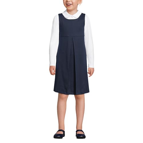 Lands' End Girls Ponte Pleat Jumper2