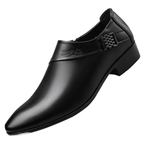 Dress Shoes for Men Men's Slip-On Leather Business Casual Shoes Comfortable Formal Footwear for Men
