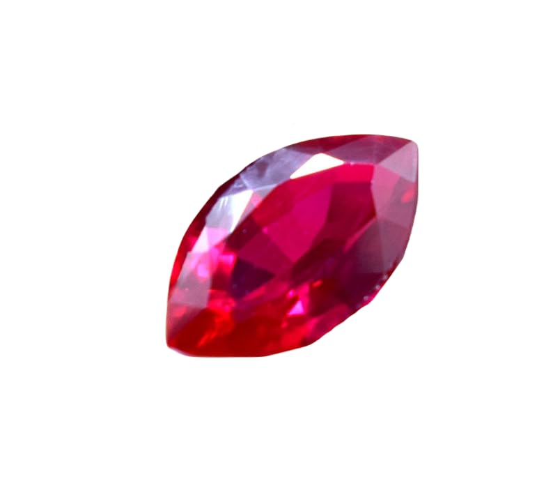 Pierre précieuse rubis naturel taillé de 16 mm pour haute joaillerie artisanale