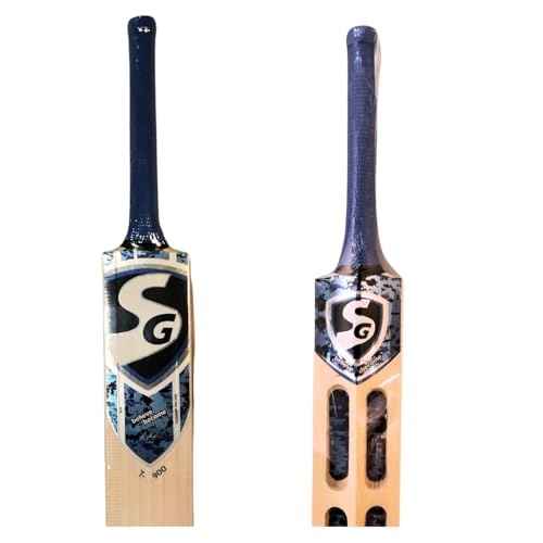 Image of SG T-900 Kashmir Willow Tennis Cricket Bat | Lightweight Hard Tennis Bat for Power & Control