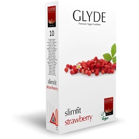 Glyde Ultra Slimfit Strawberry Vegan Condoms Cover