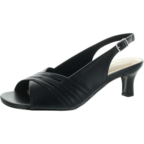 Easy Street Women's Teton Heeled Sandal, Navy, 10 by Easy Street - Used condition - CA$37.28