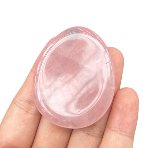 Bacatgem Rose Quartz Water Drop Chakra Stone