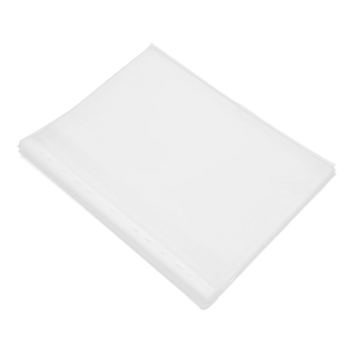 Uonlytech 100 Fundas Protectoras A4 de Plástico Resistentes para Fotos y Documentos Escolares E Oficina