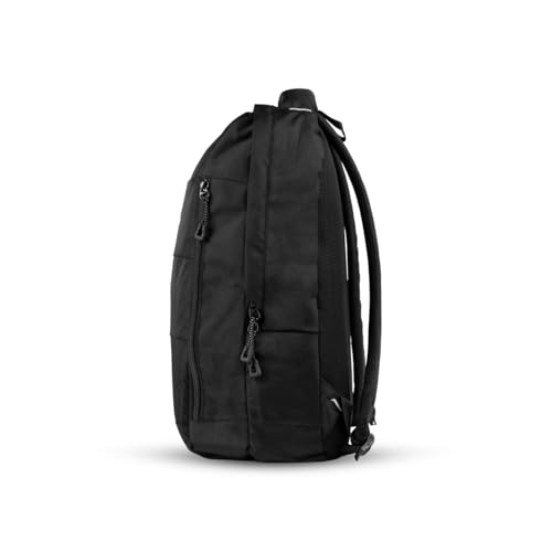 Image of ASUS 1680 Black Laptop Backpack Durable & Spacious Business Bag for Men & Women, 1680 Denier Material, Protective Compartments for Laptops, Tablets, Office, Travel & Daily Use