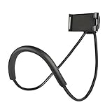 EUROXANTY Soporte Cuello para móvil y Tablet | Rotación 360º | Flexible para Selfie Coche Cama | para Dispositivos móviles hasta 7" | Negro EUROXANTY Soporte Cuello para móvil y Tablet | Rotación 360º | Flexible para Selfie Coche Cama | para Dispositivos móviles hasta 7" | Negro