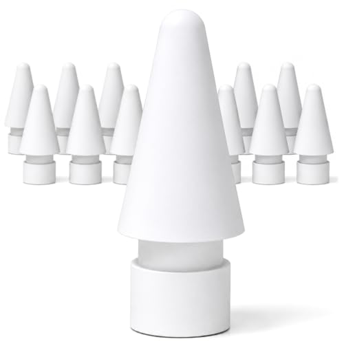 NXVX Replacement Tips for Apple Pencil, 12-Pack...
