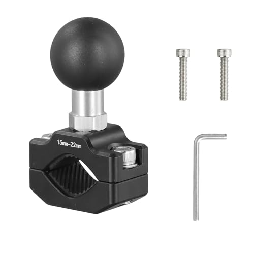 Soporte de Rótula de 1 Pulgada para Manillar, Base de Montaje de Rótula de RAM en Aleación de Aluminio, Adaptador de Montaje de Bola de 25,4 mm/1