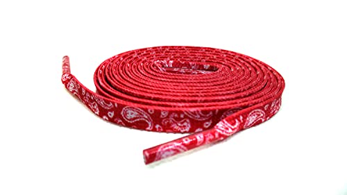 Arata Paisley2 Shoelace Red 120�p