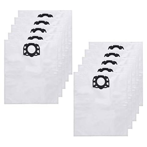 Rediboom 10 Pack Replacement Filter Bags for for Karcher MV4 MV5 MV6 WD4 WD5 WD6 Wet & Dry Vacuum Cleaner Cover