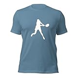 Coco Gauff Tennis White Silhouette Unisex Cotton Short Sleeve Shirt