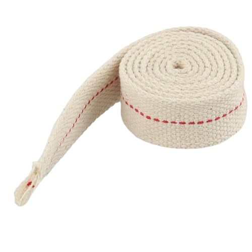 NiuLumea Lámparas y linternas de queroseno de algodón blanco, 1 cm, 1,5 cm, 2 cm, 2,5 cm de diámetro x 1 metro de longitud, aceite, alcohol o combustible de petróleo