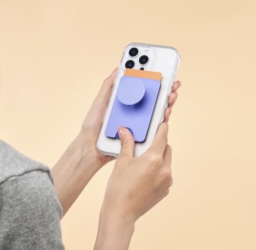 Image of PopSockets Phone Wallet for MagSafe with Grip- Aura