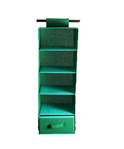 JMD Cotton Hanging Cloth Organizer (Multicolour)