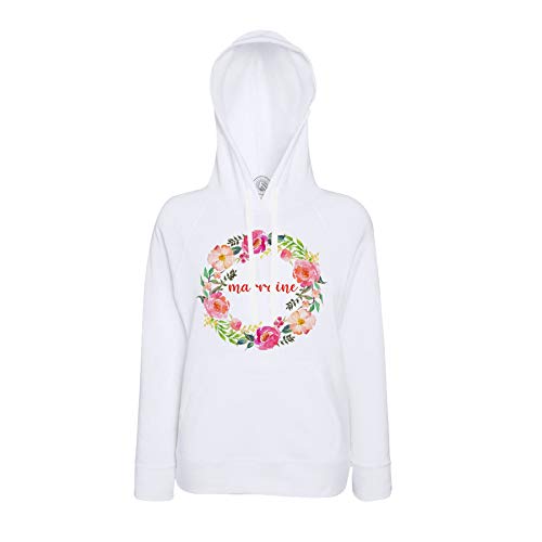 Sweat marraine aquarelle : l'élégance de la frise florale