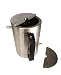 MXBAOHENG Stainless Steel Barrel Container 1.3L Cooling Barrel with Handle Internal Arc Surface for Lab Disperser