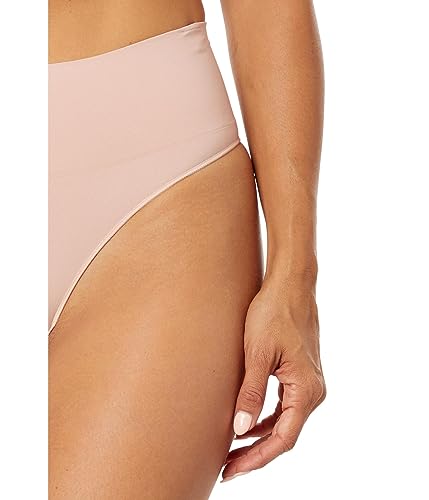 Image of SPANX SPANXshape ExtraOrdinary Thong - Sculpting with Compression - Women's Shapewear Underwear - Recycled Nylon Fabric Blend