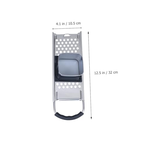 Rallador Profesional de Acero Inoxidable para Queso y Papas miniatura 2