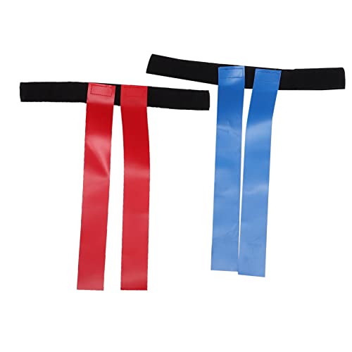KOMBIUDA 2sets Boy Girl Football Flag Belts of Colored Rugby Waist Flags Sports Supplies for Youth Adults Fits for Games Training Activities